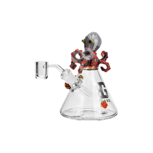 Heady Octopus Glass Pipe 6 inch - Image 2