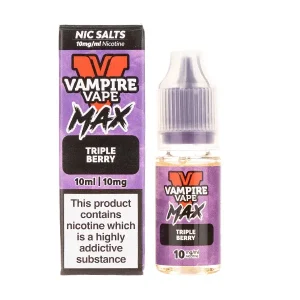 Triple Berry Nic Salt E-Liquid by Vampire Vape Max