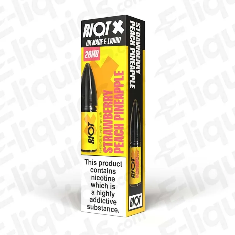 Riot Squad X Strawberry Peach Pineapple Nic Salt