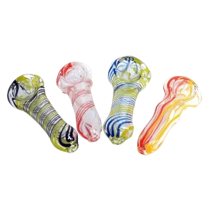 2.5" Fritz Glass Spoon Pipe - Assorted Design