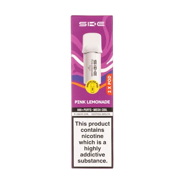 Pink Lemonade Crystal 600 Pro Prefilled Pods by SKE - Image 2