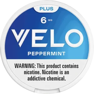 Peppermint - VELO Plus Nicotine Pouches - 20ct