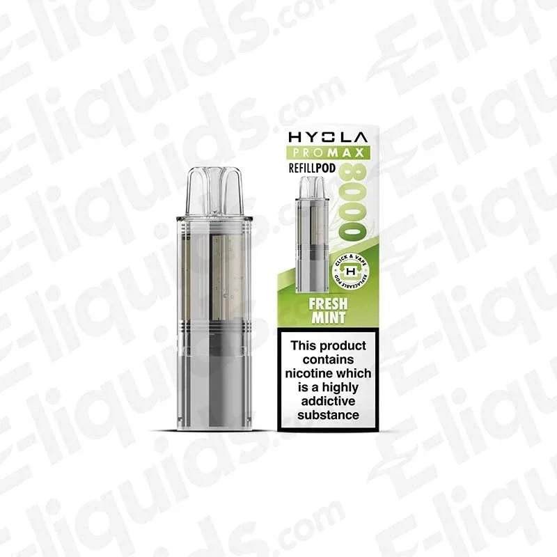 Hyola Pro Max 8000 Fresh Mint Prefilled Pod