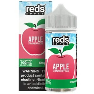 Reds E-juice 100mL Strawberry Iced