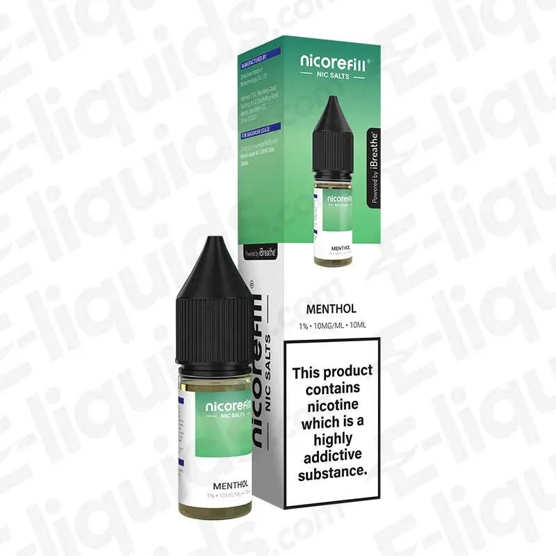 Nicorefill Menthol Nic Salt - Image 2