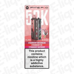 Pyne Pod Click 50K Strawberry Edition Prefilled Pod Kit