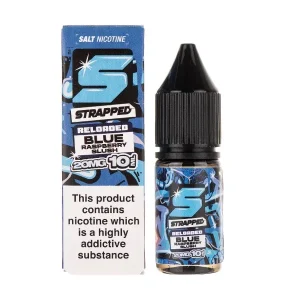 Blue Raspberry Slush Nic Salt E-Liquid by Strapped Reloaded