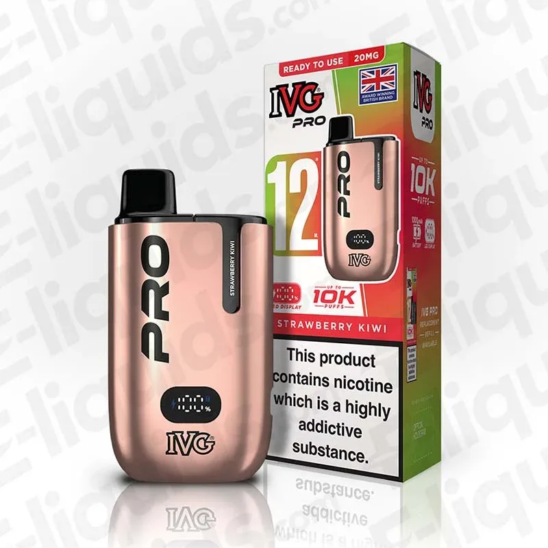 IVG Pro 12 20mg Strawberry Kiwi Prefilled Pod Kit