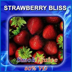 Strawberry Bliss SmokEjuice - 80% VG Premium Natural E-Liquid