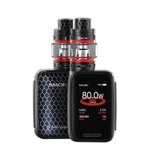 SMOK X-Priv Baby 80W Kit with TFV12 Big Baby Prince 2300mAh - Image 2
