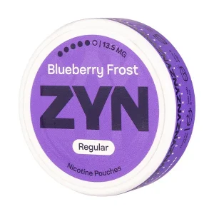 Blueberry Frost Regular Nicotine Pouches by Zyn
