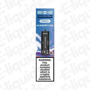 SKE Crystal 2400 4-in-1 Blueberry Lime Prefilled Pod