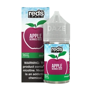 Apple Berries ICED SALT - Red's Apple E-Juice by 7 Daze - 30mL