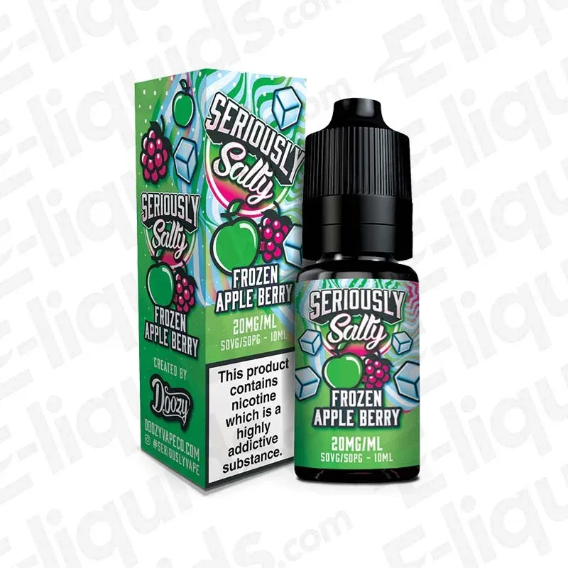 Doozy Vape Co Frozen Apple Berry Seriously Salty Nic Salt