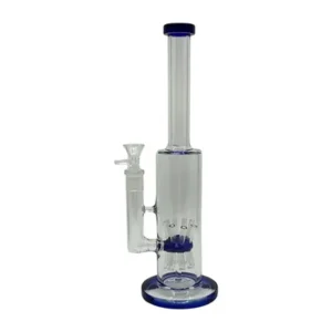 12.5" Glass Water Pipe w/ Double Sided Showerhead Sprinkle Percolator