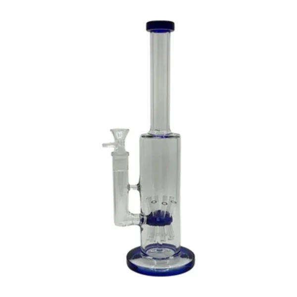 12.5" Glass Water Pipe w/ Double Sided Showerhead Sprinkle Percolator