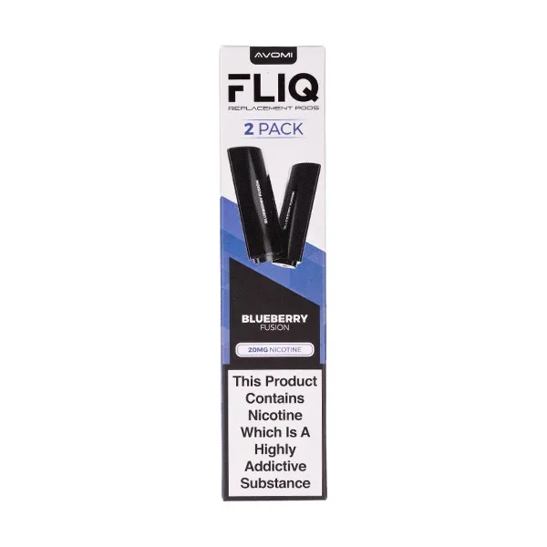 Blueberry Fusion FLIQ Prefilled Pods by Avomi