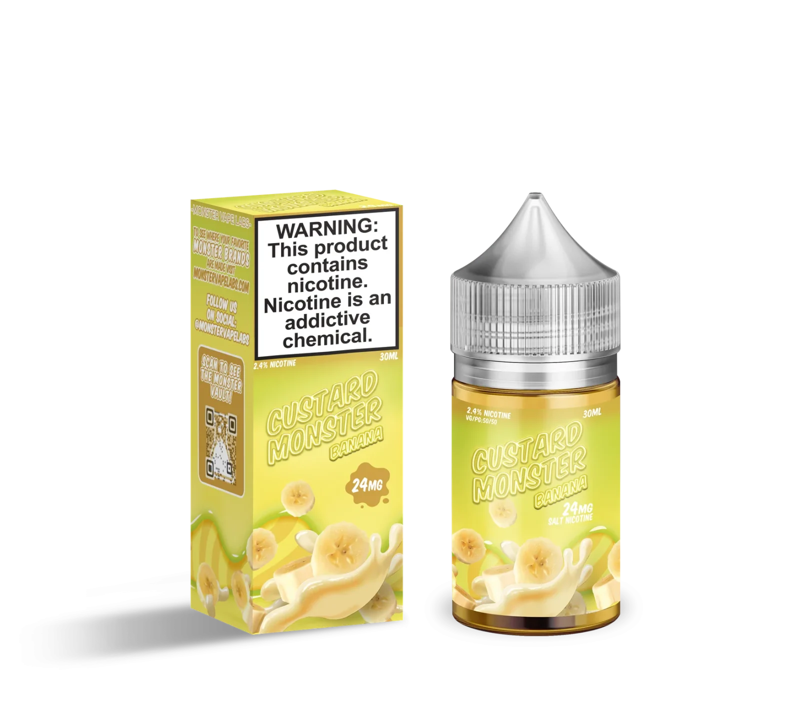 Custard Monster Banana Salts - 30ML