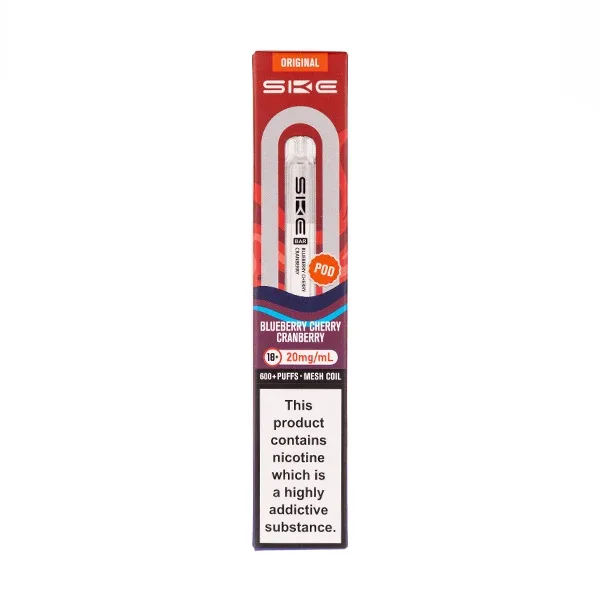 Blueberry Cherry Cranberry Crystal Bar 600 Prefilled Pod by SKE
