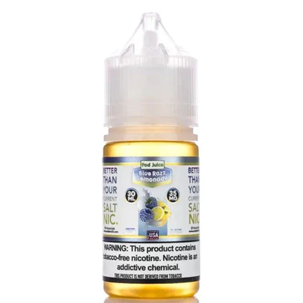 Pod Juice Salt Blue Razz Lemonade - Image 2