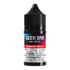 Geek Bar Salt Nic E-Liquid - Strawberry Twist Ice 30ml