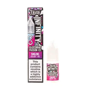 Blackcurrant Passion Ice Nic Salt E-Liquid by Doozy Infinity Salts