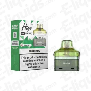 Higo BB 4000 Menthol Prefilled Pod