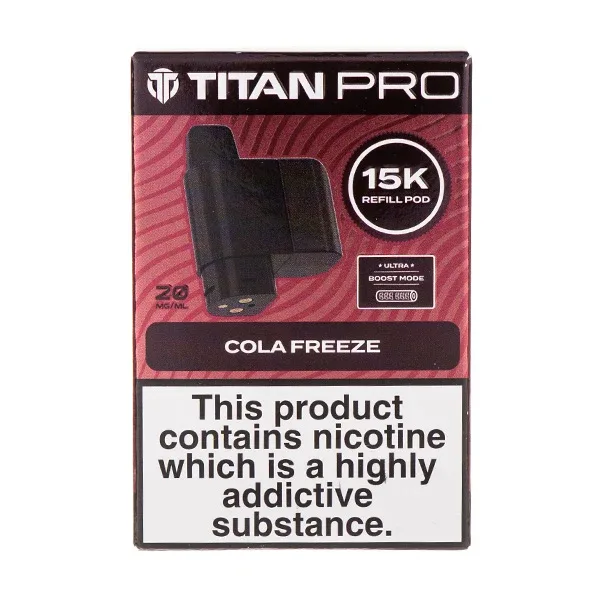 Cola Freeze Pro 15K Prefilled Pod + Refill by Titan