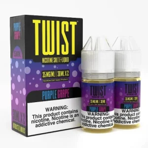 Twist E-Liquid Salts - Purple Grape - 30ml (x2) | Only $19.99