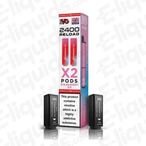 IVG 2400 2 in 1 Strawberry Ice Prefilled Pod