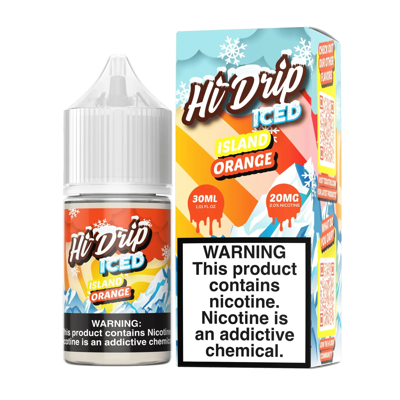 Island Orange ICED SALT - Hi Drip - 30mL