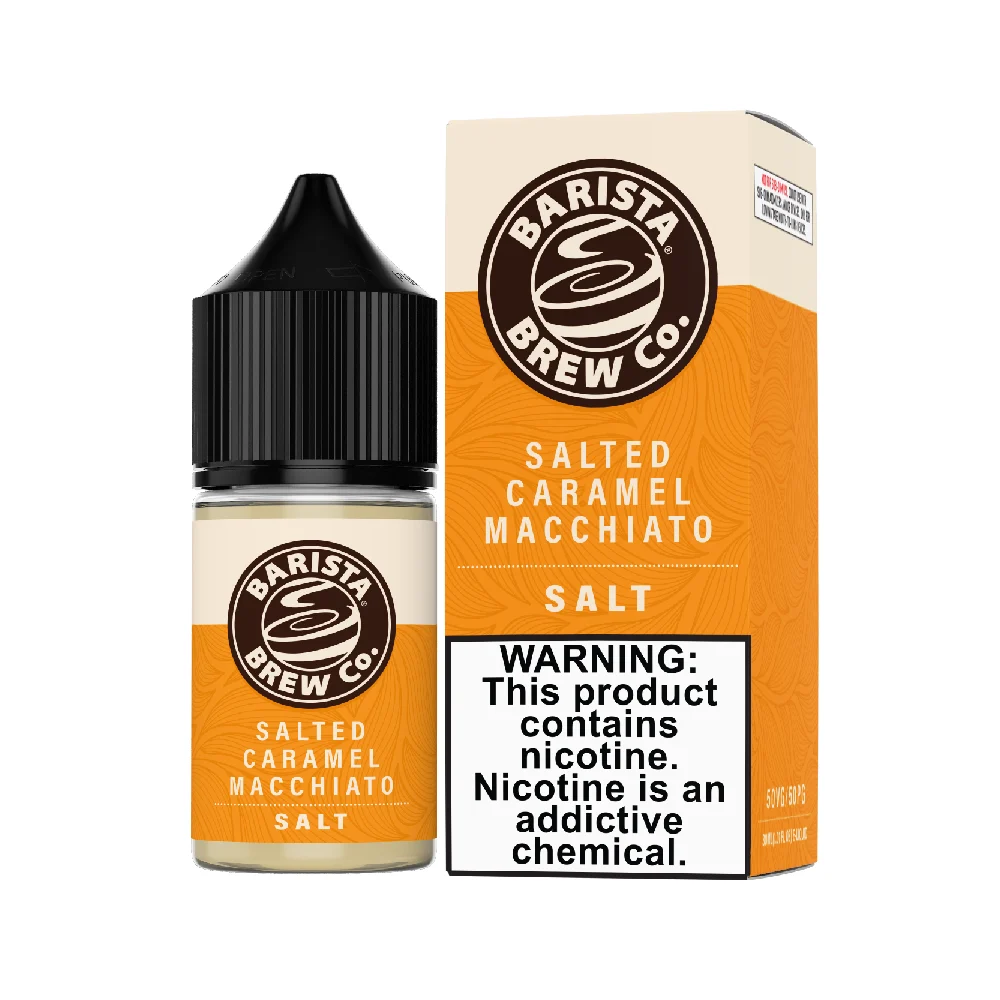 Salted Caramel Macchiato Barista Brew Salts 30mL