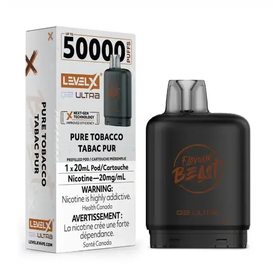 Level X Flavour Beast G2 Ultra Pure Tobacco (6/box)