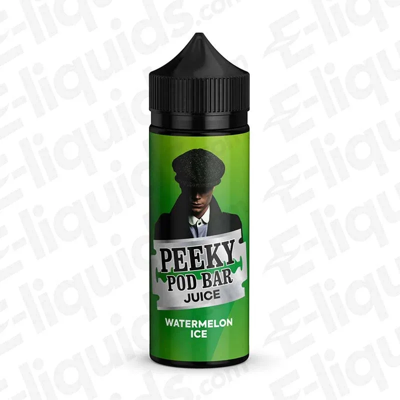 Peeky Pod Bar Watermelon Ice 50/50 100ml Shortfill