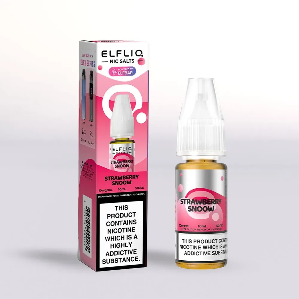 Elf Bar ElfLiq Strawberry Ice Cream Nic Salt E-Liquid - Image 2
