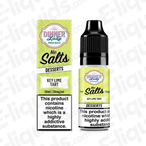 Dinner Lady Key Lime Tart Nic Salt