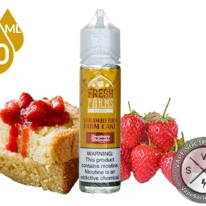 Strawberry Farm Cake By Fresh Farms E-Liquid 60ml