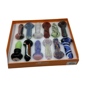 Apex 4" Assorted Color Glass Hand Pipe