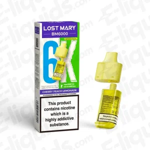 Lost Mary BM6000 Cherry Peach Lemonade Prefilled Pod