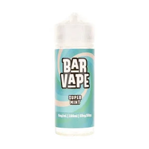 Super Mint 100ml (50/50) Shortfill E-Liquid by Bar Vape