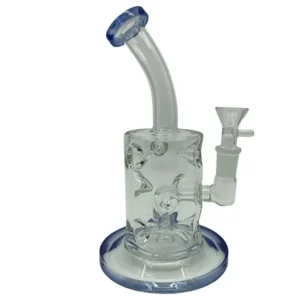 8" Ice Catcher Pinched Glass Water Pipe