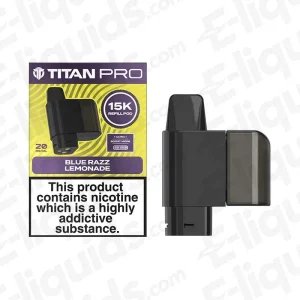 Titan Pro Blue Razz Lemonade Prefilled Pod