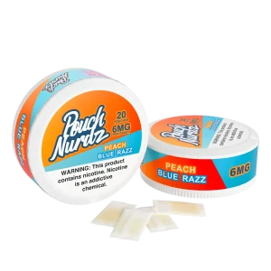 Pouch Nurdz – Peach Blue Razz Nicotine Pouches
