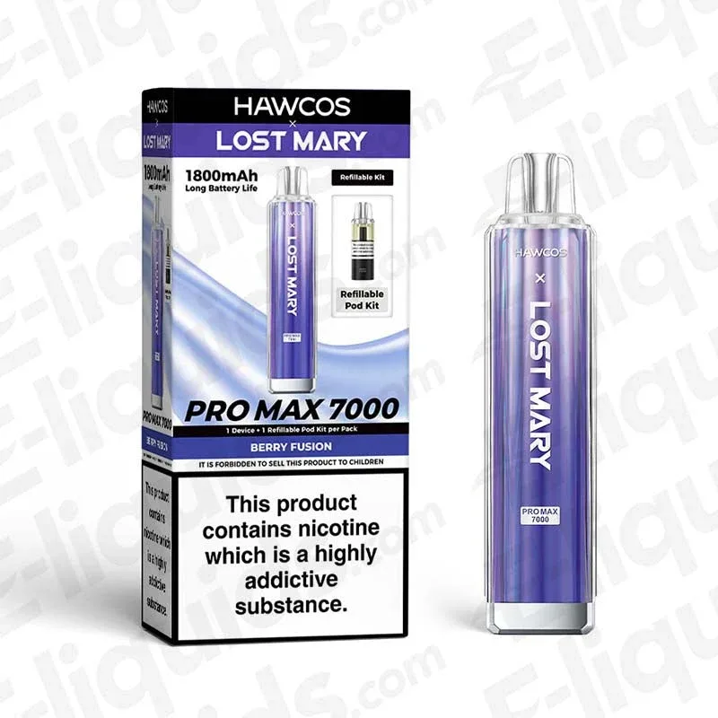 HAWCOS x Lost Mary Pro Max 7000 Berry Fusion Prefilled Pod Kit