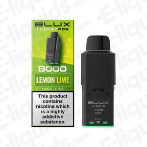 Elux Legend 8000 Lemon Lime Prefilled Pod