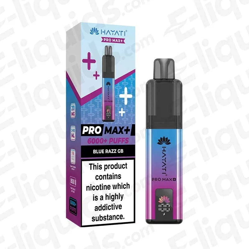Hayati Pro Max 6K Blue Sour Raspberry Prefilled Pod Kit