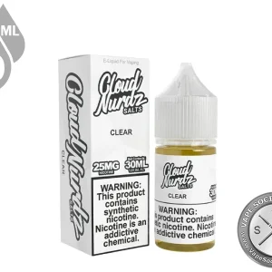 Clear CLOUD NURDZ Salts 30ml