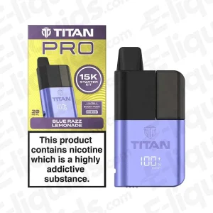 Titan Pro Blue Razz Lemonade Prefilled Pod Kit
