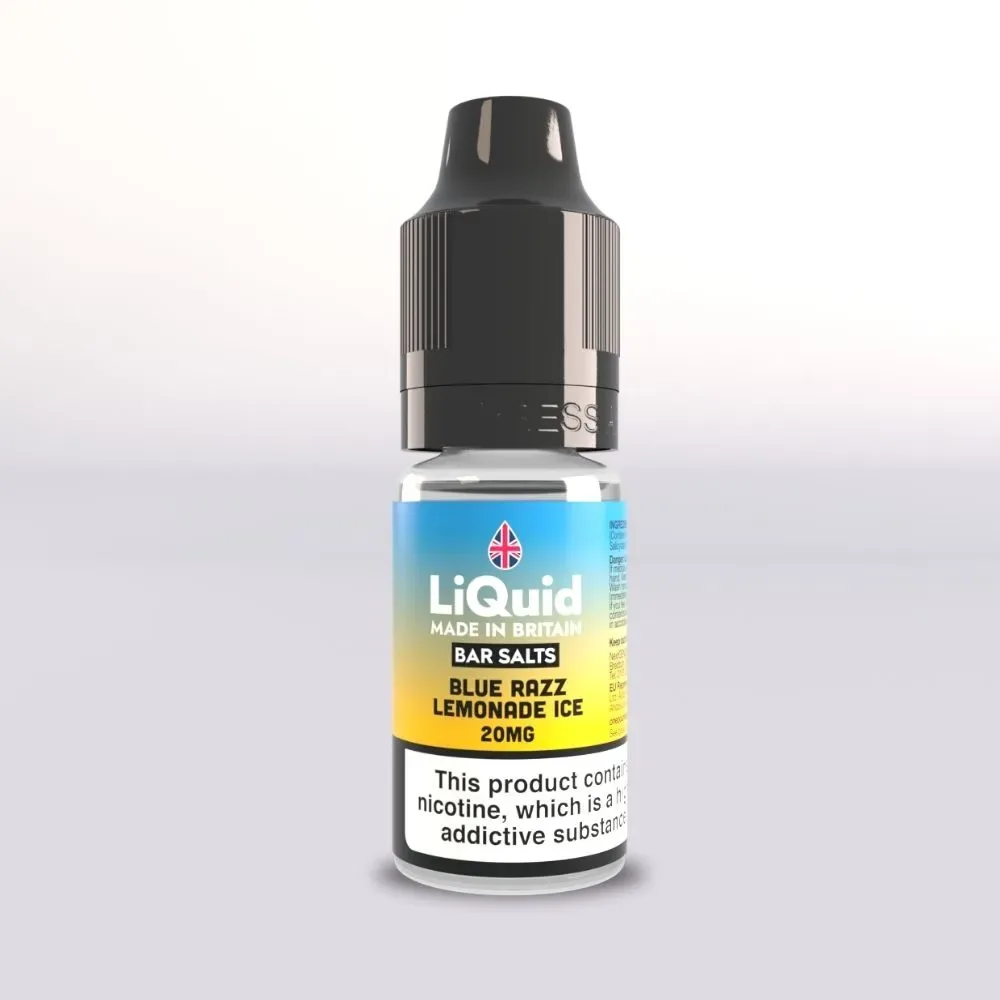 Blue Razz Lemonade Ice - Nicotine Salt Vape Juice - Image 2