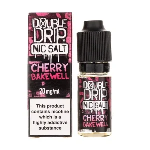 Cherry Bakewell Nic Salt E-Liquid by Double Drip